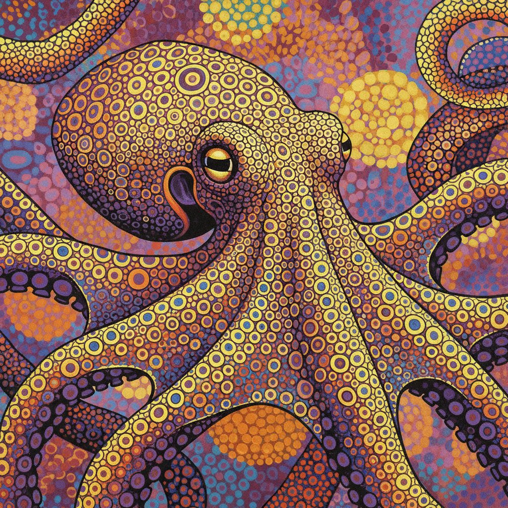 Giant Pacific Octopus set