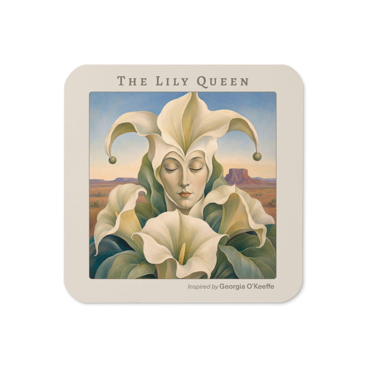 The Lily Queen coaster
